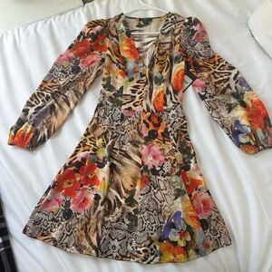 Marciano wildflower fall print dress